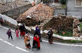 ALGERIA-TIZI OUZOU-BERBERS-NEW YEAR-CELEBRATION