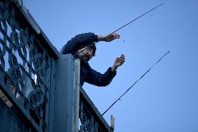 TURKEY-ISTANBUL-ANGLERS