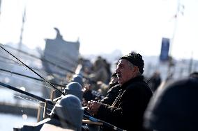 TURKEY-ISTANBUL-ANGLERS
