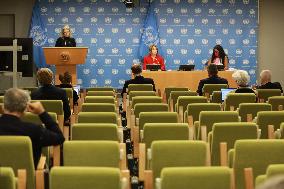 UN-NORWAY-SECURITY COUNCIL-PRESS CONFERENCE