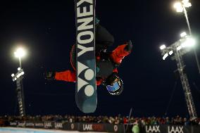 (SP)SWITZERLAND-LAAX-SNOWBOARD WORLD CUP-HALFPIPE FINAL