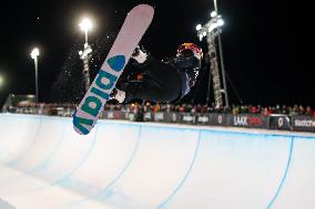 (SP)SWITZERLAND-LAAX-SNOWBOARD WORLD CUP-HALFPIPE FINAL