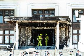 AUSTRALIA-CANBERRA-OLD PARLIAMENT HOUSE-FIRE