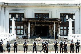 AUSTRALIA-CANBERRA-OLD PARLIAMENT HOUSE-FIRE