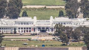 AUSTRALIA-CANBERRA-OLD PARLIAMENT HOUSE-FIRE