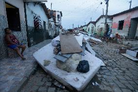 BRAZIL-BAHIA-DARIO MEIRA-FLOOD-STREET VIEWS