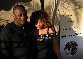 ZIMBABWE-MASHONALAND EAST PROVINCE-COUPLE-TRADITIONAL MARRIAGE CUSTOMS