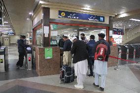 PAKISTAN-LAHORE-B&R-CPEC-ORANGE LINE METRO TRAIN