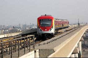 PAKISTAN-LAHORE-B&R-CPEC-ORANGE LINE METRO TRAIN