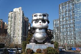 CHINA-BEIJING-GIANT PANDA-ART INSTALLATION (CN)