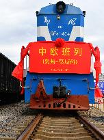 CHINA-QUANZHOU-EUROPE-FREIGHT TRAIN ROUTE-OPENING (CN)