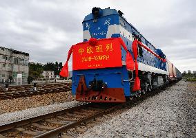 CHINA-QUANZHOU-EUROPE-FREIGHT TRAIN ROUTE-OPENING (CN)