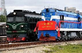 CHINA-QUANZHOU-EUROPE-FREIGHT TRAIN ROUTE-OPENING (CN)