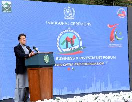 PAKISTAN-ISLAMABAD-CHINA-BUSINESS AND INVESTMENT FORUM