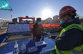 CHINA-TIANJIN-COVID-19-CONSTRUCTION (CN)