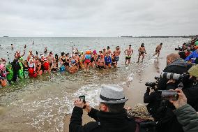POLAND-GDANSK-NEW YEAR-SWIMMING