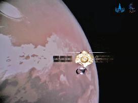 (EyesonSci) CHINA-TIANWEN-1-NEW MARS IMAGES-UNVEILING (CN)