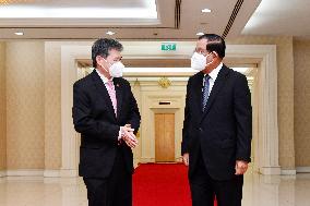 CAMBODIA-PHNOM PENH-PM-ASEAN SECRETARY-GENERA-MEETING