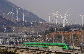 CHINA-SICHUAN-LIANGSHAN-BULLET TRAIN-LAUNCH (CN)