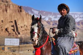 AFGHANISTAN-BAMIYAN-BUZKASHI