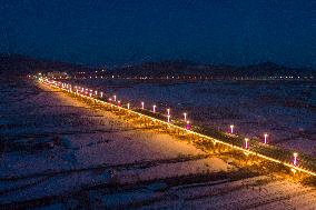 CHINA-HEILONGJIANG-QITAIHE-WINTER SPORTS-"CHAMPION CITY"-AERIAL VIEW (CN)