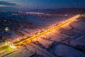 CHINA-HEILONGJIANG-QITAIHE-WINTER SPORTS-"CHAMPION CITY"-AERIAL VIEW (CN)