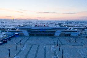 CHINA-HEILONGJIANG-QITAIHE-WINTER SPORTS-"CHAMPION CITY"-AERIAL VIEW (CN)