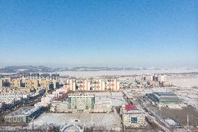 CHINA-HEILONGJIANG-QITAIHE-WINTER SPORTS-"CHAMPION CITY"-AERIAL VIEW (CN)