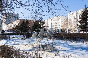 CHINA-HEILONGJIANG-QITAIHE-WINTER SPORTS-"CHAMPION CITY"-AERIAL VIEW (CN)