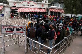 KASHMIR-JAMMU-STAMPEDE