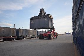 LAOS-VIENTIANE-CHINA-RAILWAY-CARGO