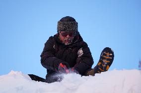 CHINA-HEILONGJIANG-HARBIN-SNOW SCULPTURE (CN)