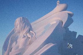 CHINA-HEILONGJIANG-HARBIN-SNOW SCULPTURE COMPETITION-CONCLUDED(CN)