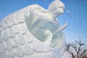 CHINA-HEILONGJIANG-HARBIN-SNOW SCULPTURE COMPETITION-CONCLUDED(CN)