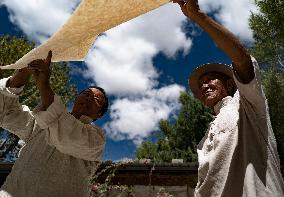 (InTibet)CHINA-TIBET-LHASA-NYEMO COUNTY-INTANGIBLE HERITAGE (CN)