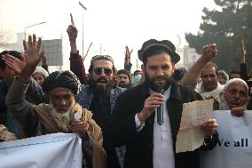 AFGHANISTAN-KABUL-STREET PROTEST