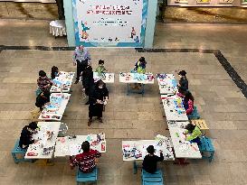 (SP)IRAN-TEHRAN-CHILDREN PAINTING-BEIJING WINTER OLYMPICS