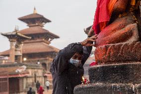 NEPAL-LALITPUR-MORNING PRAYER