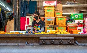 THAILAND-SAMUT SONGKHRAM-MAEKLONG RAILWAY MARKET