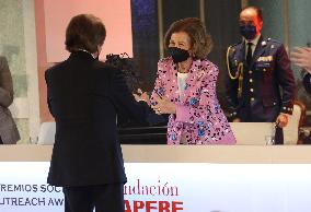 Queen Sofía Presents Social Awards - Madrid