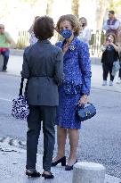 Queen Sofia At Meeting Of The Circle Of The Reina Sofia Music School - Madrid