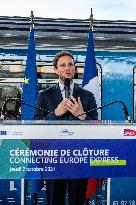 Closing Ceremony Of The Connecting Europe Express - Paris