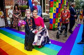 Queen Maxima At The Opening Of The Exhibition Viva La Frida - Assen