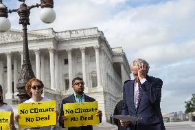 No Climate No Deal Press Conference - Washington