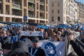 Bernard Tapie Funeral - Marseille