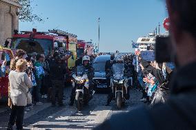 Bernard Tapie Funeral - Marseille