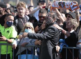 Bernard Tapie Funeral - Marseille