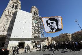 Bernard Tapie Funeral - Marseille