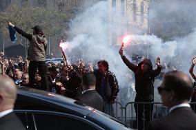 Bernard Tapie Funeral - Marseille