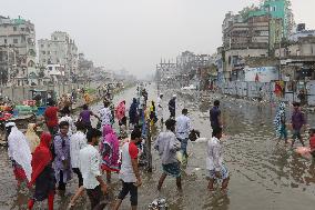 Heavy Rains Have Caused Flooding Of Streets - Dhaka